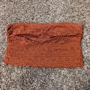 Aerie long line bandeau crop top. Originally sized XL, resized to fit large.